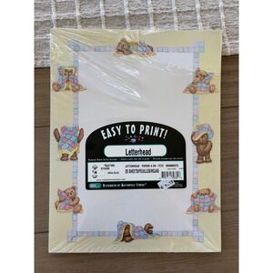 Masterpiece Studios Playful Teddy Letterhead 9 Sheet's Teddy Bear Quilt